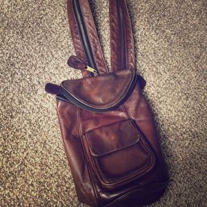 Frye backpack purse